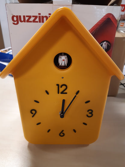 204209 - GUZZINI Orologj Kuku me Pendule QQ, 24.8 x 12 x 39cm, Ngjyra Okër