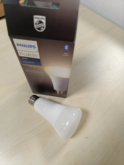 261201 - PHILIPS Hue White E27, 1600lm, dritë e bardhë e ngrohtë, e errësueshme, kontrollueshme përmes aplikacionit, e pajtueshme me Amazon Alexa