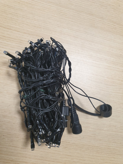 205986 - EMOS – Perde Dritash Standarde 1m e Sistemit Connect, Varg Dritash Krishtlindjesh me 100 LED, Komponent Zgjatues C (pa kabllo lidhjeje dhe adaptor), IP44 për përdorim të brendshëm dhe të jashtëm, E Bardhë e Ngrohtë