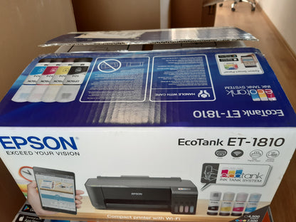 126097 - EPSON ECOTANK ET-1810 Printer 3 në 1, Shpejtësi e printimit 10 faqe/minutë, Rezolucion 5760 x 1440 DPI
