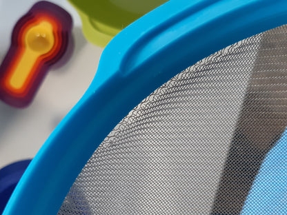 231245 - JOSEPH JOSEPH Set për fole 9 pjesë Nest 9 Plus me tasa të mëdhenj dhe të vegjël, kullesë, sitë, 5 gota matëse, shumëngjyrëshe