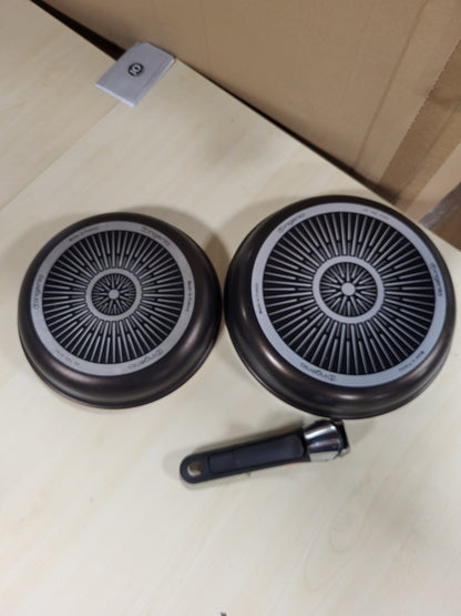213237 - TEFAL Set me 2 tiganë 24/28 cm, Dorezë e lëvizshme, Veshje jo-Ngjitëse