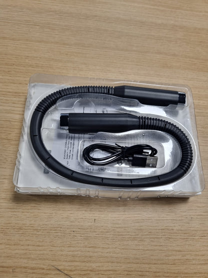 247911 - DIBONIUR Llambë leximi me qafë e rikarikueshme për shtrat, 3 ngjyra, 3 nivele ndriçimi, e palosshme 360°, USB LED