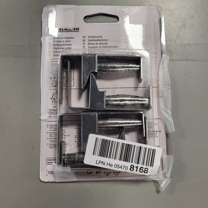 257898 - FACKELMANN Set me 4 Kapëse për Mbulesa Tavoline, çelik inox, 7.4 x 1.6 x 4.5 cm