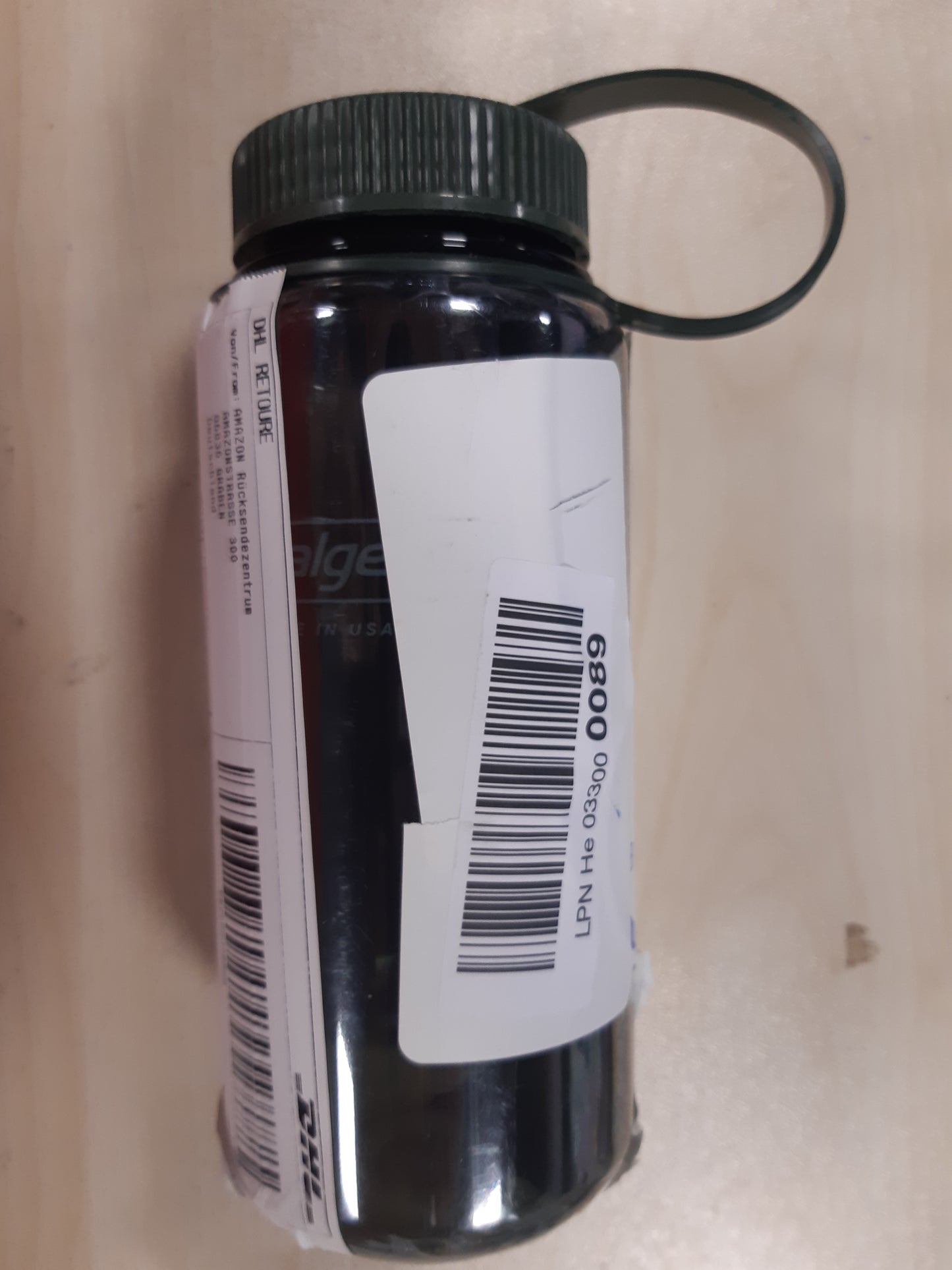 223693 - NALGENE Shishe uji Sustain Tritan pa BPA 473 ml, 50% mbetje plastike të ricikluara, hapje e gjerë, Jade