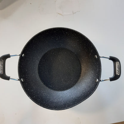 227593 - SCOVILLE Tigan NEVERSTICK 28 cm Kadai, jo-ngjitës, 3.8 l, i përshtatshëm për të gjitha llojet e sobave, doreza me prekje të ftohtë