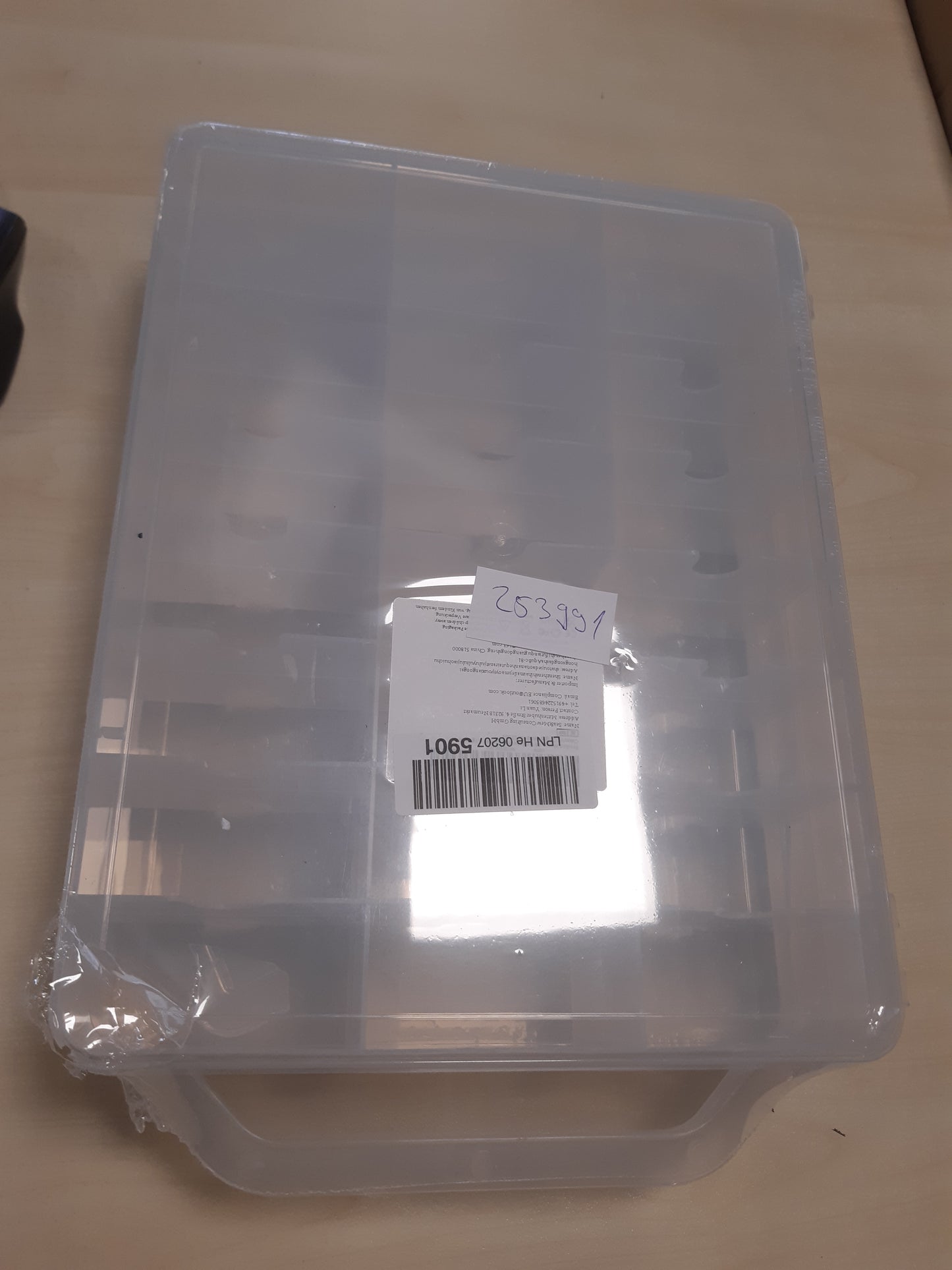 253991 - HIMILUCKY - Kuti Ruajtjeje Qepjeje - 46 Ndarje - Portative - Plastike - Për Fije Qepjeje dhe Pajisje Artizanale