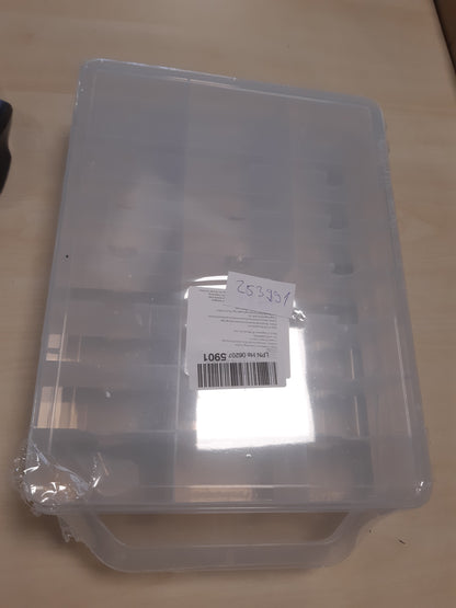 253991 - HIMILUCKY - Kuti Ruajtjeje Qepjeje - 46 Ndarje - Portative - Plastike - Për Fije Qepjeje dhe Pajisje Artizanale