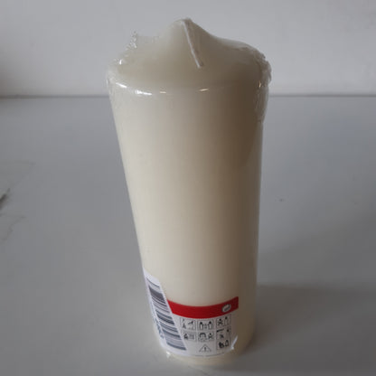 248196 - RAYHER 3140596 STUMPENKERZE, 7cm, 20cm, krem