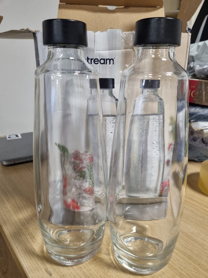 218864 - SODASTREAM Shishe qelqi 1L DUO, Mund të lahet në lavastovilje, E pajtueshme me DUO dhe E-DUO, Paketim me 2 copë