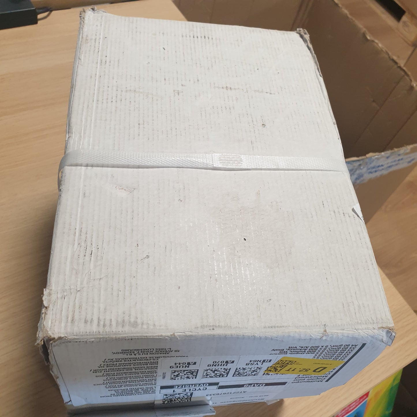 189553 - AMAZON BASICS Letër Printimi Shumëpërdorimëshe e Bardhë, A4, 80gsm, 2500 Copë në 5 Pako me 500 Copë secila
