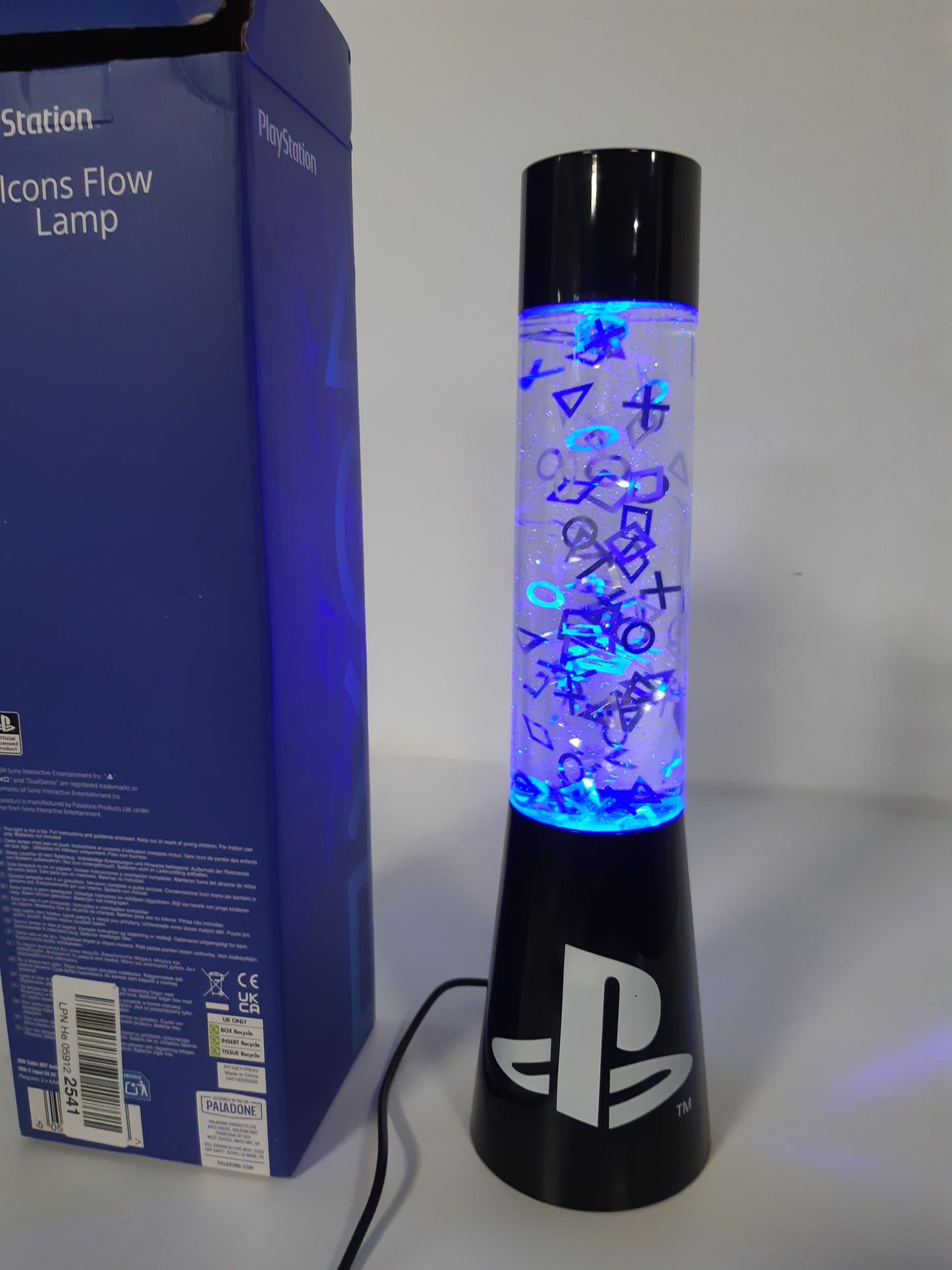 251254 - PALADONE Projektor Glitter Flow Night, 33cm, llambë plastike, për dekor dhome gjumi