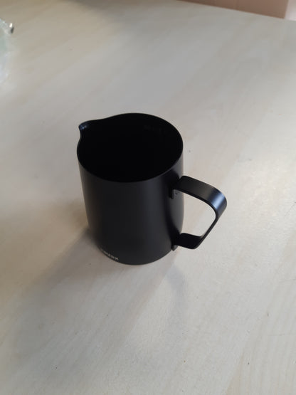 223495 - XAVAX Kana për qumësht, 350ml, çelik inox, për shkumëzim qumështi, e zezë mat