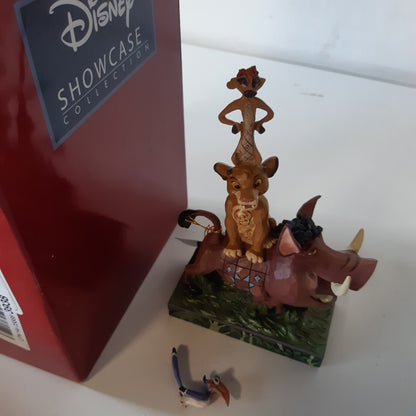 221231 - DISNEY Traditions Figura Pumba, Timon dhe Simba nga 'Mbreti Luan', Koleksionuese, Enesco