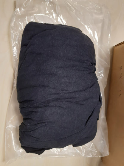 206204 - BUTËSI NGA BRENDA Çarçaf i Montuar Xhersi, Pambuk 100%, Ngjyra Qymyri, Madhësia 140x190cm