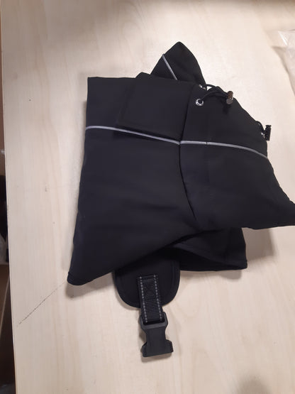 210392 - PETBABA Xhaketë Dimërore e Ngrohtë për Qen, Xhaketë Dimërore Papërshkueshme Nga Uji, e Rezistente ndaj Erës me Jakë të Lartë dhe Rreshtim të Butë prej Lëkure, Përshtatje e Rregullueshme, për Raca Mesatare deri të Mëdha