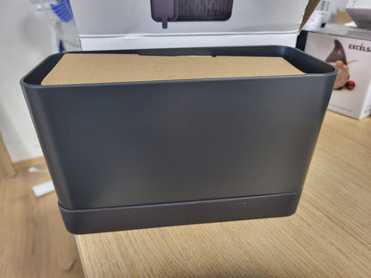 214268 - BRABANTIA Tabaka për lavaman kuzhine + shpërndarës sapuni, Gri e errët