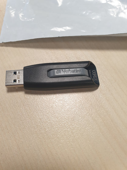 267344 - Verbatim Njësi flash USB Store 'n' Go V3, USB 3.2 Gen1, 32 GB, e zezë