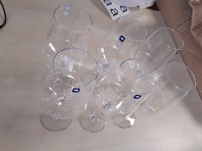 205472 - LEONARDO HOME Set Gota për Verë të Bardhë PUCCINI, 6 Copë, Kapacitet 560ml, Rezistente ndaj Gërvishtjeve, të Përshtatshme për Lavastovilje, Materiali i Qëndrueshëm, Dizajn Modern, Kod 069553