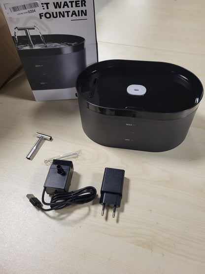 215901 - Shatërvan Automatik për Mace, 2.2 L, me Pompë Ultra të Qetë, Filtër me Karbon të Aktivizuar