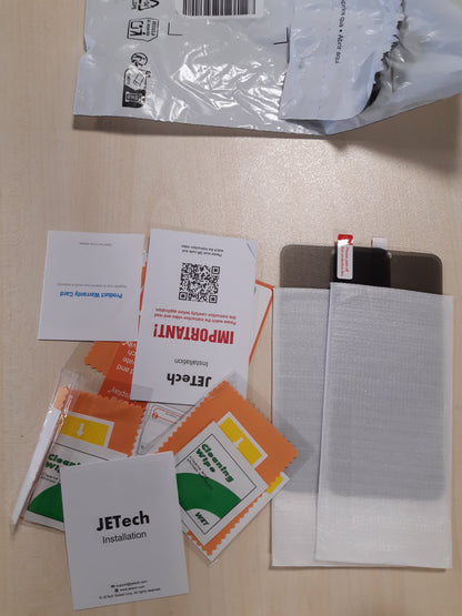 190134 - JETech MBROJTËS EKRANI për Samsung Galaxy S24+ / S24 Plus 5G, 6.7 inç, me Mbrojtje nga Kamera, Fletë prej Xhami të Temperuar Anti-Spy, Kompatibël me ID të Gjurmëve të Gishtërinjve, Pako prej 2 copë