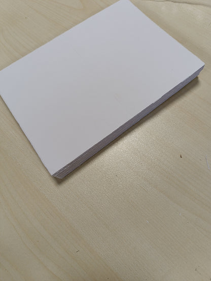 223132 - IRIS OHYAMA Kartolina të thjeshta bosh Florence, të bardha, me bojëra uji, 300 gsm, 50 copë, 10.5 x 14.8 cm, Krijoni kartolina ditëlindjeje, ftesa dasme dhe punime të tjera artizanale prej letre