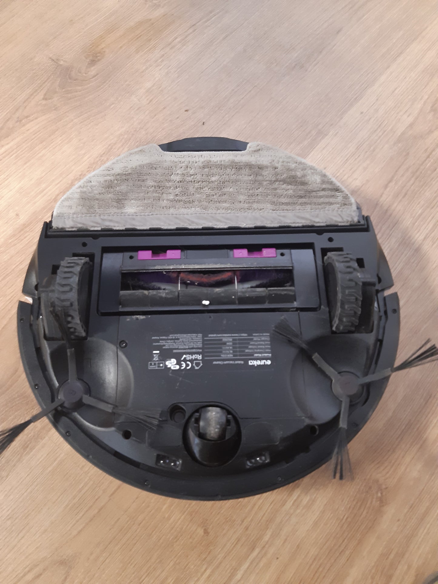 144074 - EUREKA Fshesë Robotike NERE10s, 4000Pa, Stacion i Lidhjes, Mbledhje Automatike e Pluhurit, Navigim LiDAR, Bateri e Zgjatur 180 Minuta, WiFi/APP, Pastrim i Lehtë për 45 Ditë