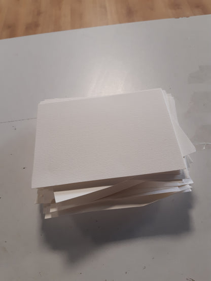 197758 - OMTOFO Blloqe Vizatimi me Bojëra Uji 120 Fletë, Letër 300g/m², për Fëmijë, Studentë, Të Rritur, Artistë, Madhësia 17.8cm x 12.7cm