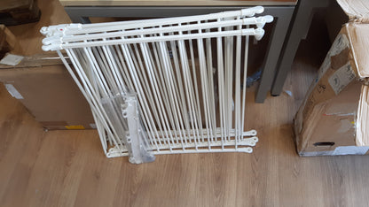167009 - BABYDAN Flex XXL, Portë për Fëmijë dhe Kafshë Shtëpiake, 90-350 cm, Modeli i Bardhë, Prodhuar në Danimarkë