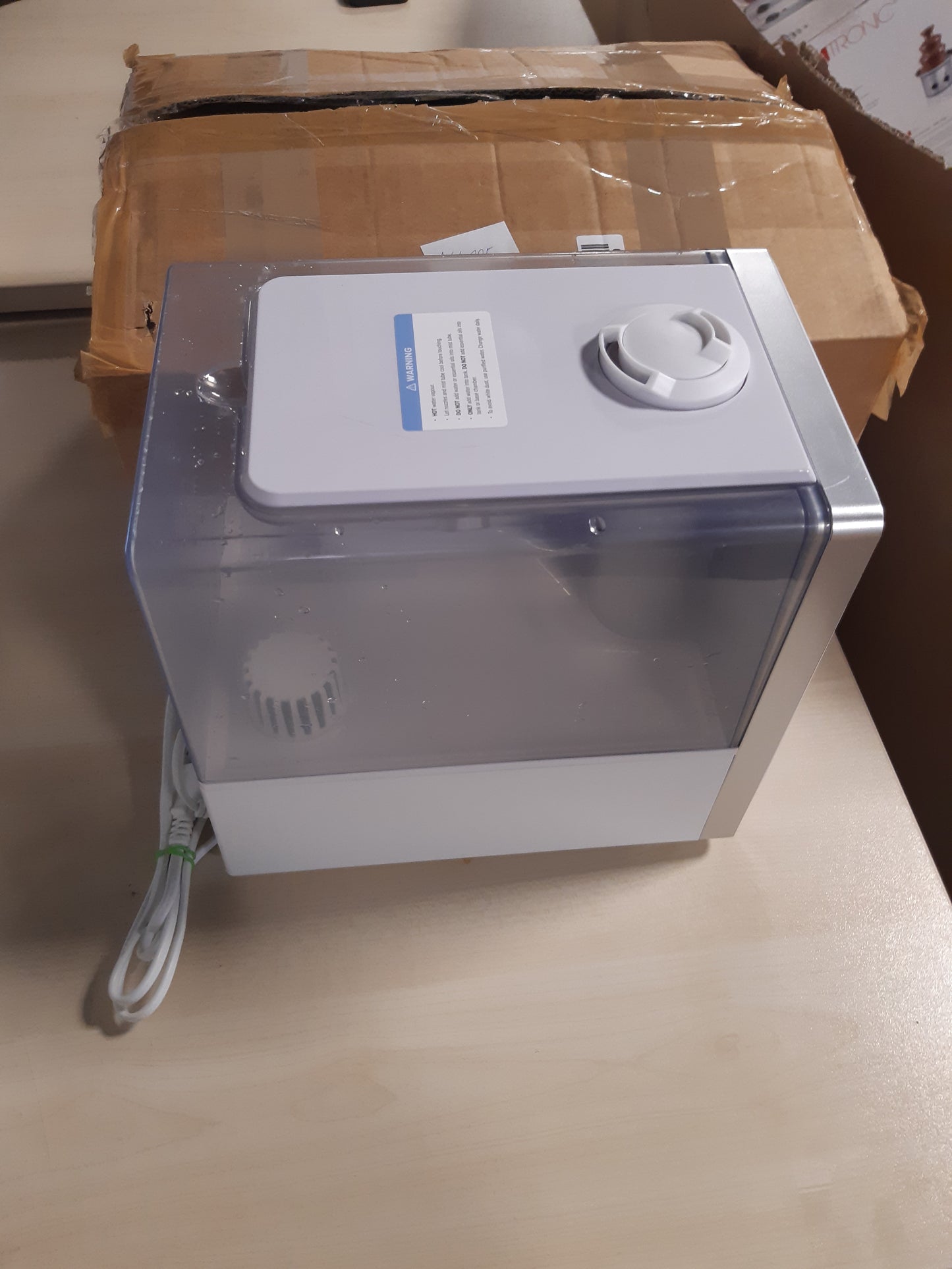 166725 - LEVOIT Lagështues Ajri Inteligjent WiFi, Kapacitet 6L, Tingull i Heshtur 26dB, Kohëzgjatja e Punës 60 Orë, Përmirsim i Ajrit për Dhoma 40-70 m², Me Dritë Nate dhe Sensor Kohëmatësi