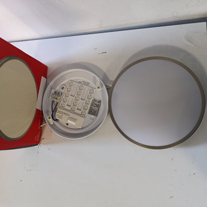 222996 - BRILONER - Llambë tavani LED, 10W, 1200lm, 24 x 6 cm, nikel mat