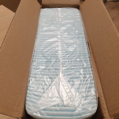 251754 - AMAZON BASICS Mbrojtëse stërvitjeje për qen dhe këlyshë, dizajn 5 shtresa, pako me 50 copë, madhësi standarde, blu