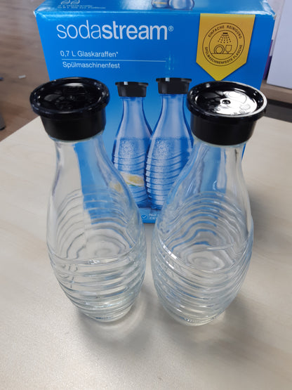 228981 - SODASTREAM Karafë qelqi transparente, Kapacitet 2 x 0.615 L