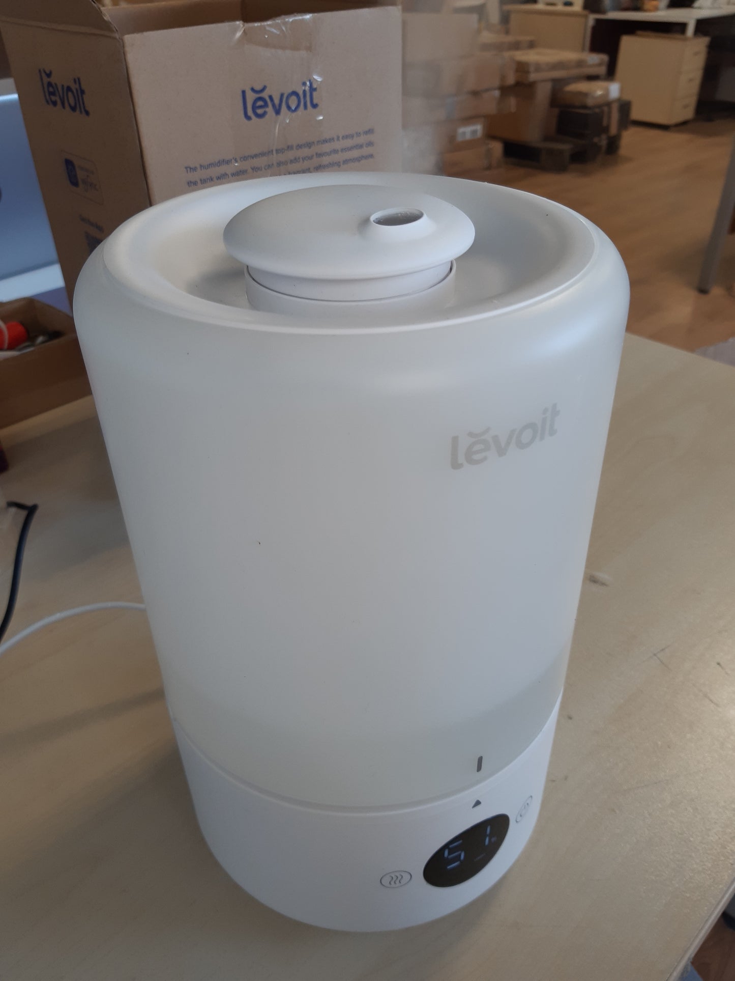 213151 - LEVOIT Lagështues ajri, 3L, mbushje nga sipër, 20dB, i bardhë