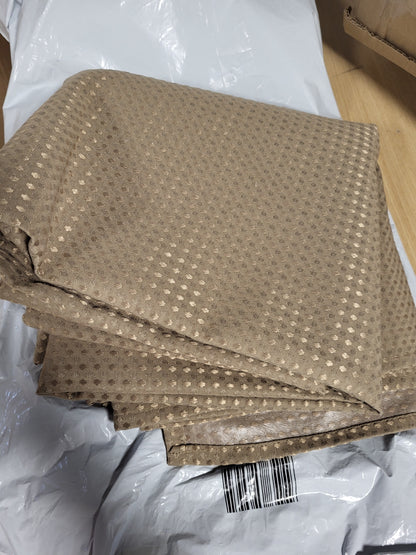 167656 - Perde dushi VAFL, e fortë dhe e papërshkueshme nga uji, me endje vafl dhe unaza metalike për perdesh dushi, set prej pëlhure tekstili për banjo, anti-myk, madhësi 182 x 198 cm - Ngjyra Kaki