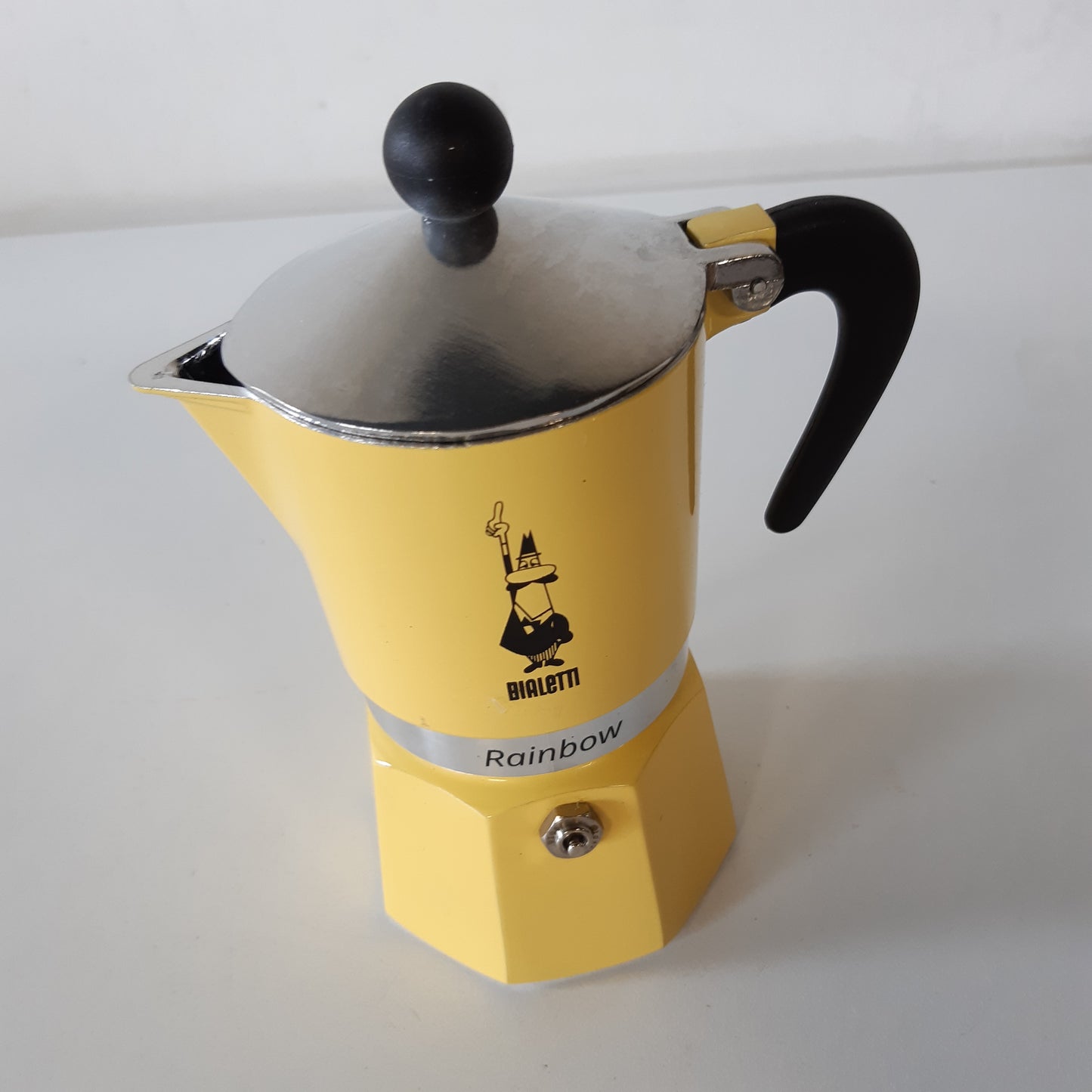 222794 - Bialetti Makinë kafeje 4982, alumini, ngjyra ylberi, e verdhë, 3 filxhanë
