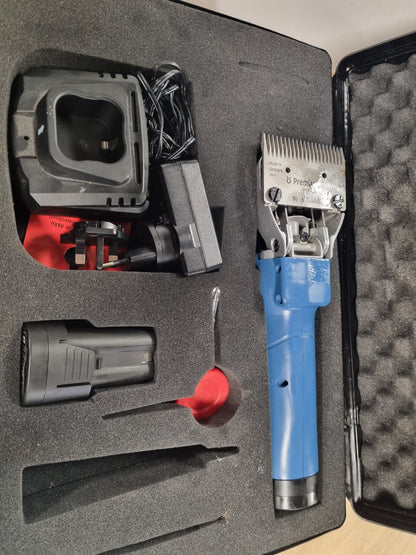 11341 - KERBL 181891 - Set Baterish me 2 Pjesë dhe 2 Bateri, Dhëmbë 21/23, Ngjyrë Blu