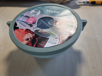 218247 - Mepal - Kutia e Përgatitjes së Vakteve Vita, Bento Bowl, 1500 ml, Ndarje Shtesë me Kapak, Sherbele Nordike