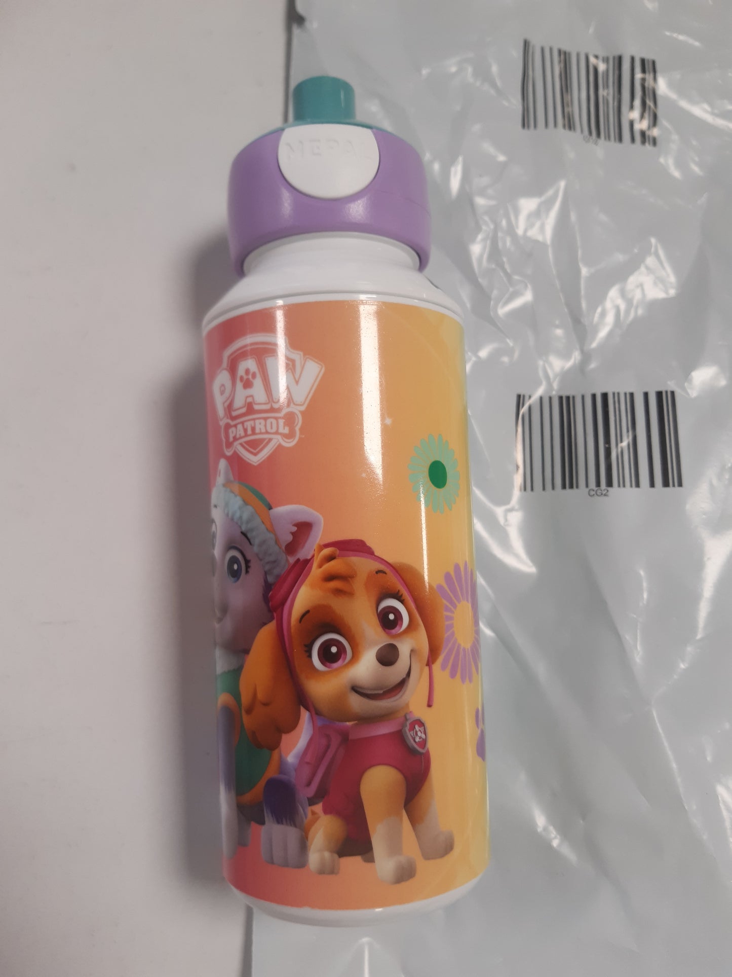 263439 - MEPAL Shishe Pijeje Kampusi që Hapet, E Ripërdorshme, Pa BPA, 400 ml, Vajzat e Patrolit të Këlyshëve