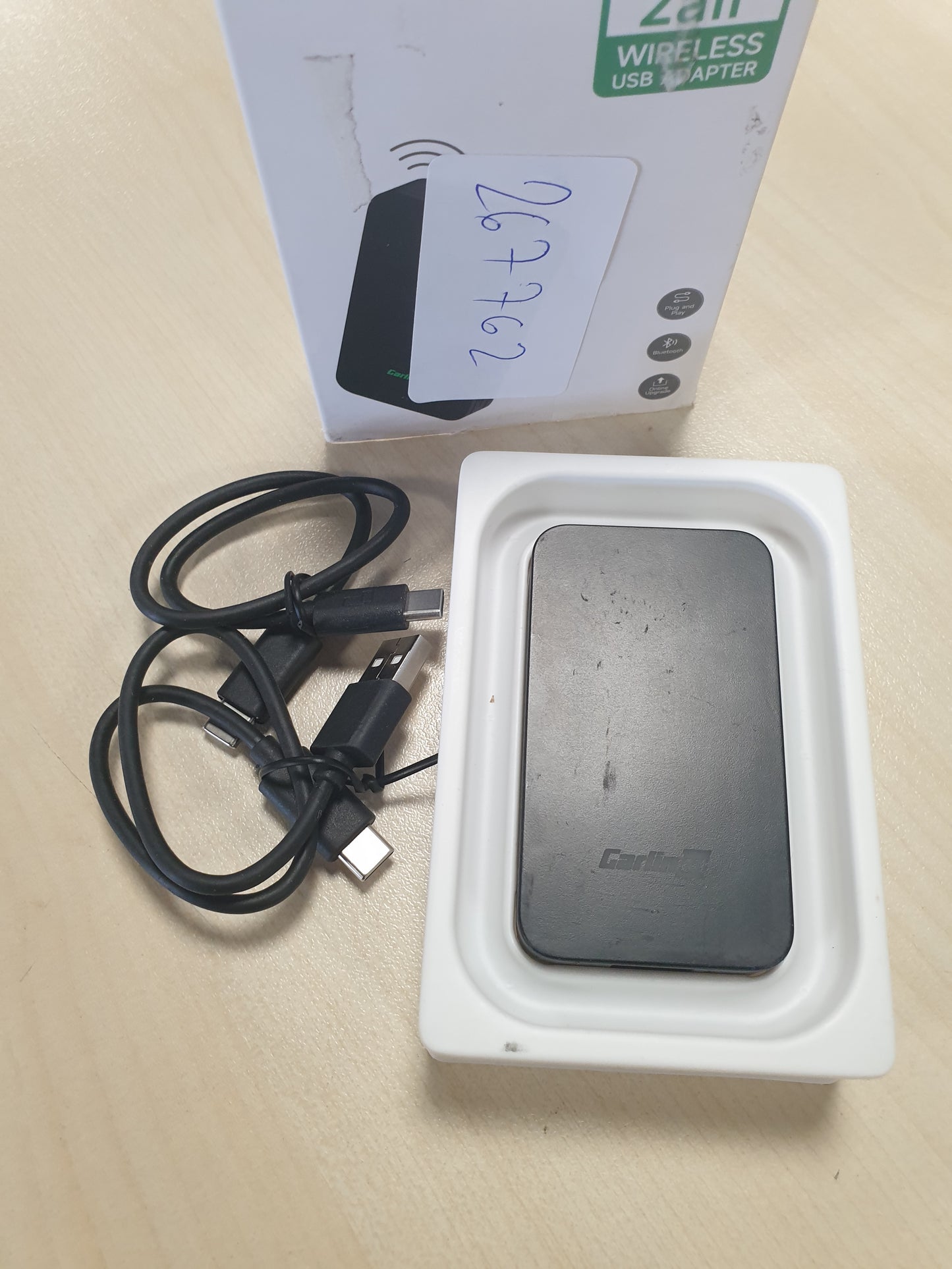 267762 - CarlinKit 5.0 2 air, përshtatës inovativ pa tel për makinën, mbështet muzikën/hartën/mesazhet, plug & play, përditësim OTA (2016-2025)