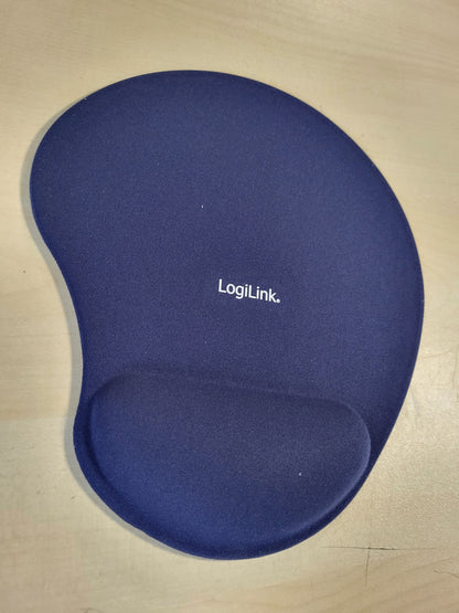 267280 - LOGILINK Mouse Pad me Mbështetëse Kyçesh Xheli - Blu