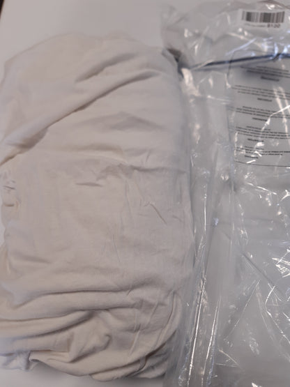 196142 - DECO KING Çarçaf me Rrota, 100% Pambuk i Krehur, Xhersi i Butë, Madhësi 200x220-220x240cm, Ngjyrë Amber Ekru