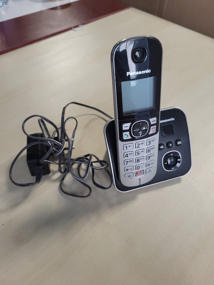 266396 - PANASONIC KX-TG6861JTB Telefon Dixhital Pa Tel me Sekretari Telefoni Dixhital, Njësi Baze dhe Një Telefon të Vetëm, ID e Thirrësit, Bllokim Thirrjesh, Bllokim Automatik Thirrjesh, Ekran LCD, i Zi