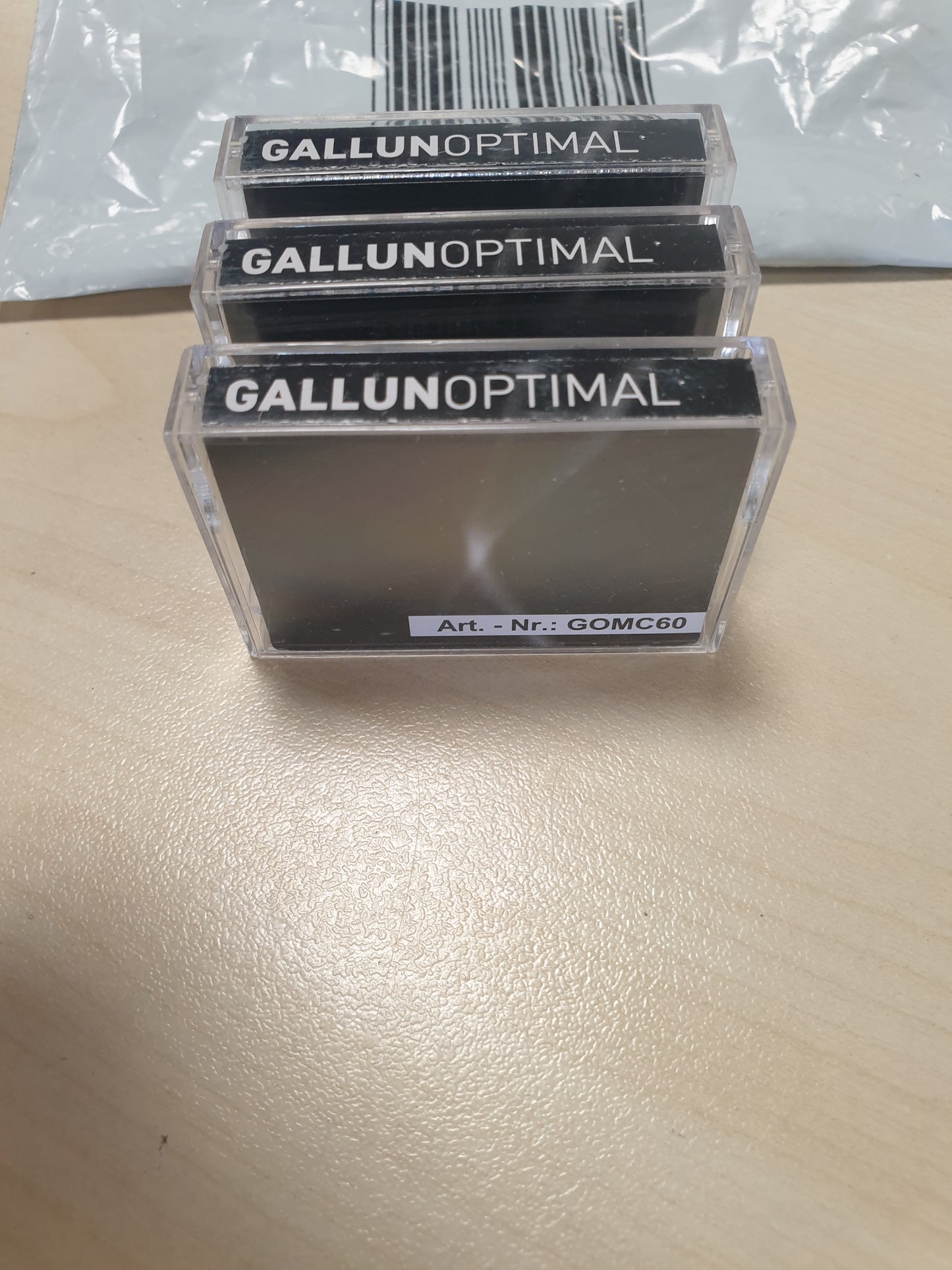 268982 - GALLUNOPTIMAL, Mikrokasetë MC60, Pako prej 3, Kasetë Diktafon