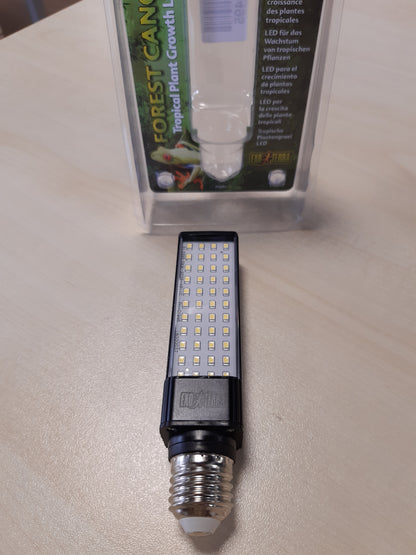 255941 - LLAMBË LED Exo Terra Forest Canopy, 8W, E27, 6500 K, për terrariume, me balast të integruar, 1 copë