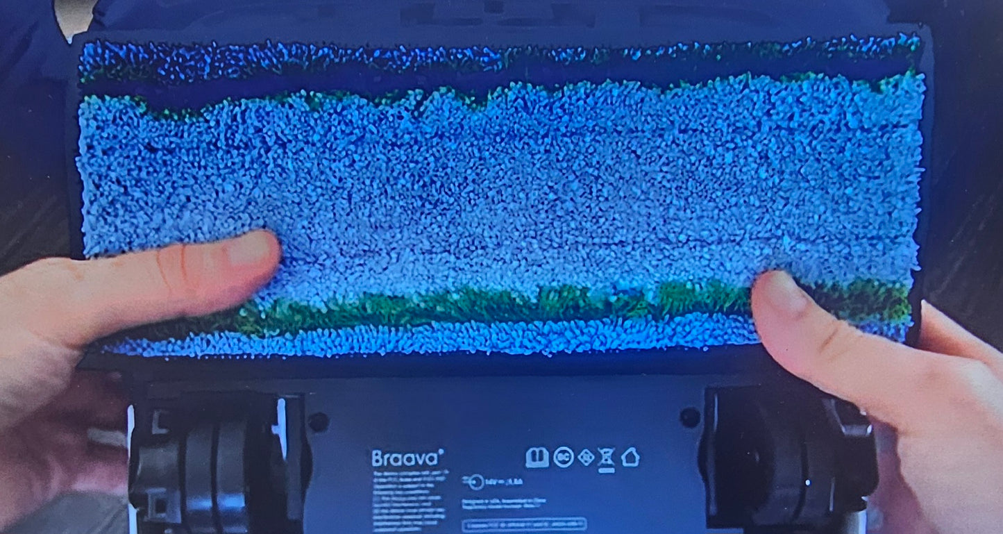 94055 - iROBOT Braava Jet M6 (6134) Robot Pastrues Dyshemeje me Wifi, Spërkatës Preciz, Navigim Inteligjent, 100W, Kapacitet 0.15L, Ngjyra E Bardhë