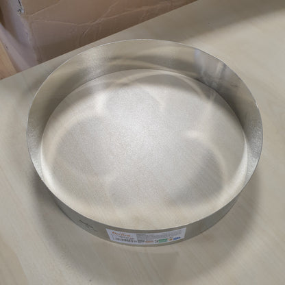 219076 - DECORA Kornizë Rrethore prej Çeliku Inox, Diametri 30 x 6 cm, Argjend