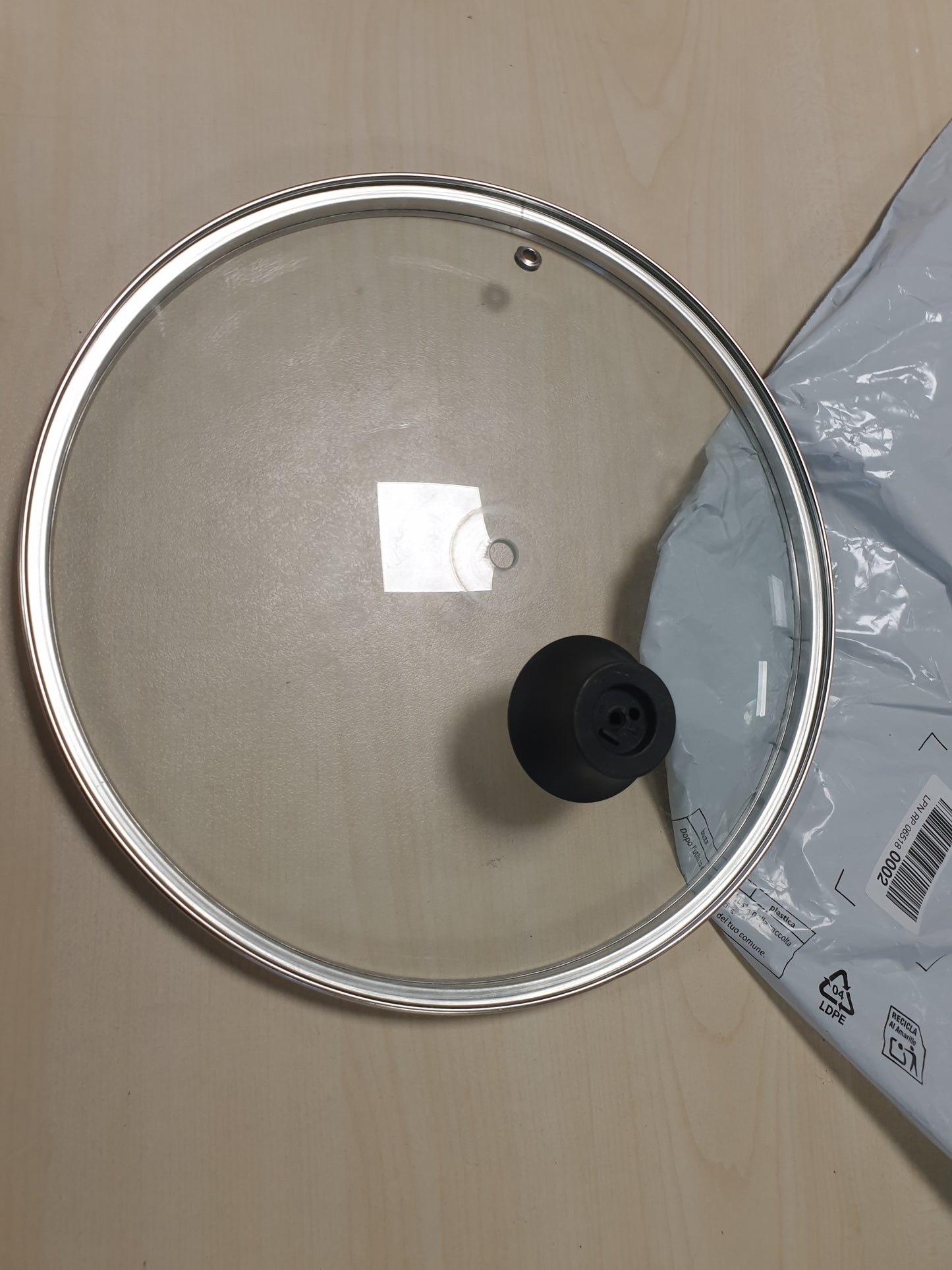 214783 - TEFAL Kapak qelqi 28 cm, me montim çeliku inox, i përshtatshëm për larje në makinë larëse enësh