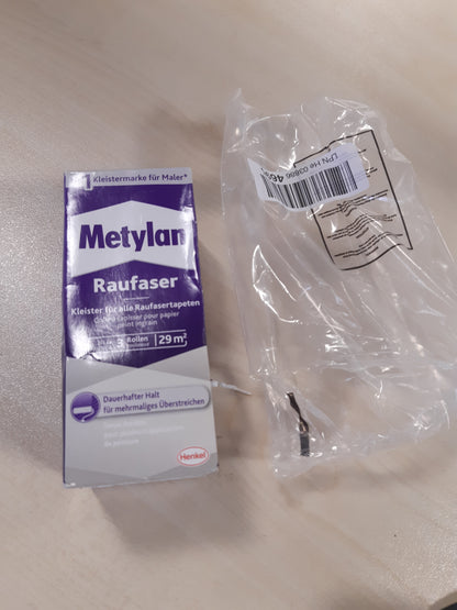 165306 - METYLAN - Ngjitës për Letër-muri me Ashkla Druri, Fortë dhe Ripozicionueshëm, Me Metilcelulozë, Kapacitet 180g