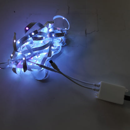 248216 - HOVVIDA Shirit LED 5M, 30 LED/metër, 1x5M, 150 LED, RGB, Aplikacion dhe Telekomandë, Modalitet Muzike, Modalitet Kohëzues, për Dhomë, Dhomë Ndenjeje, Kuzhinë, Dhomë Gjumi, Bar, Festë